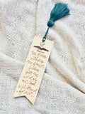 Wooden Engraved Bookmarks