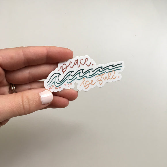 Vinyl Sticker - Peace, Be Still